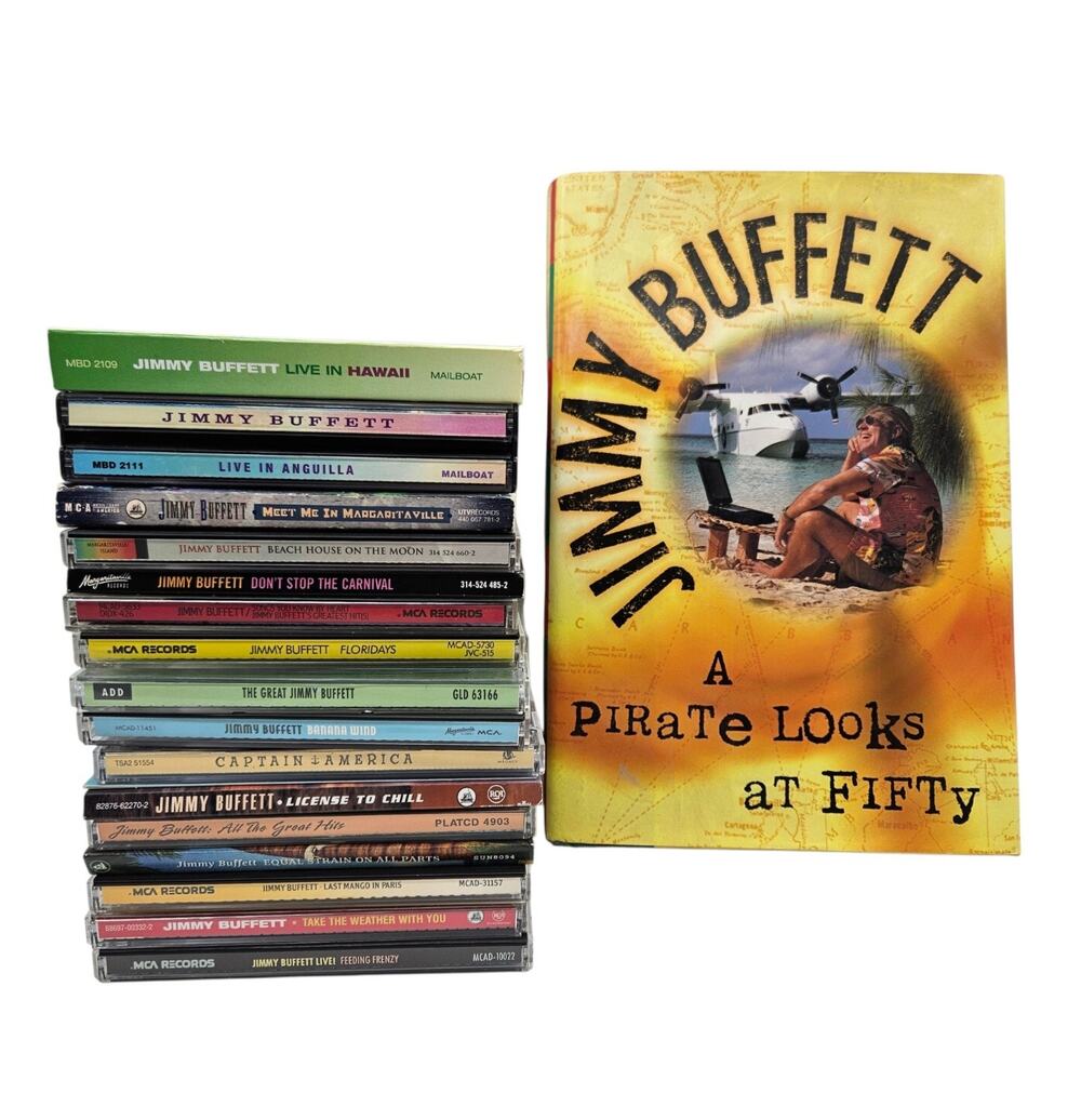 Jimmy Buffett 17 CDs 20 Discs Plus 2 DVD's & HC-Book
